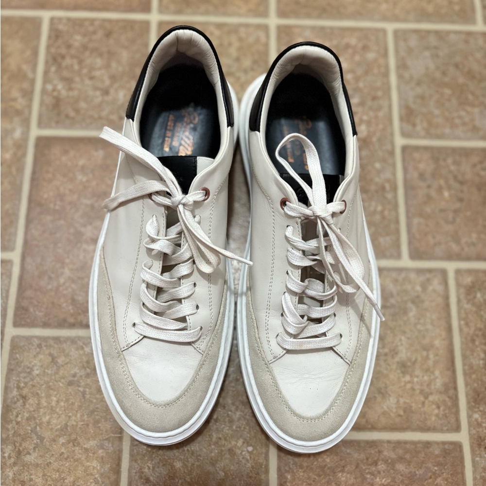 Good Man Brand Legend London Leather Sneakers White/Black Men’s Size 10.5